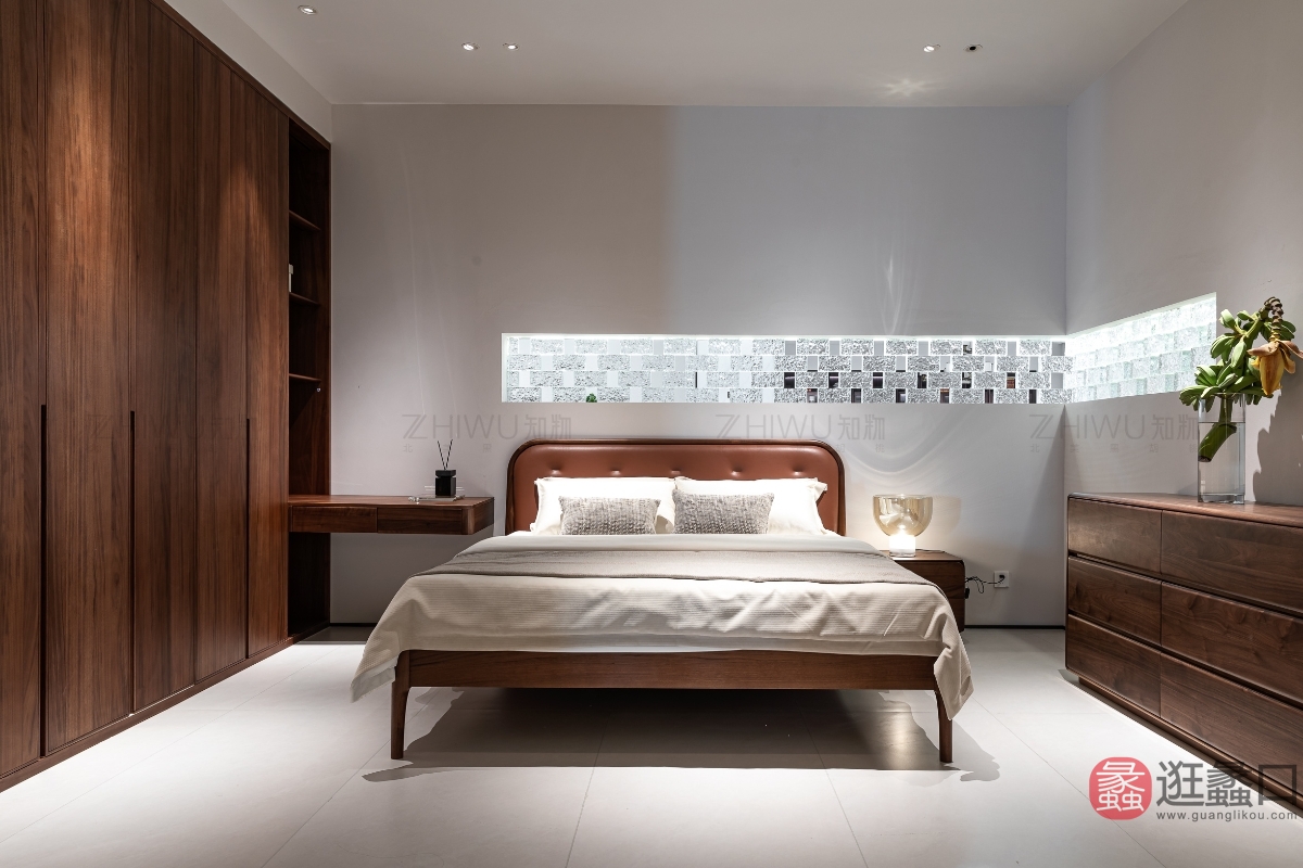 知物北美黑胡桃家具卧室意式极简斗柜/储物柜/电视柜29